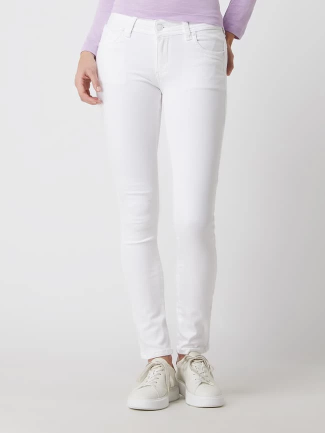 Blue Monkey Slim Fit Jeans Mit Stretch-Anteil Modell 'Laura' - Weiß 6 Blue Monkey Slim Fit Jeans Mit Stretch-Anteil Modell 'Laura' - Weiß – Bild 4