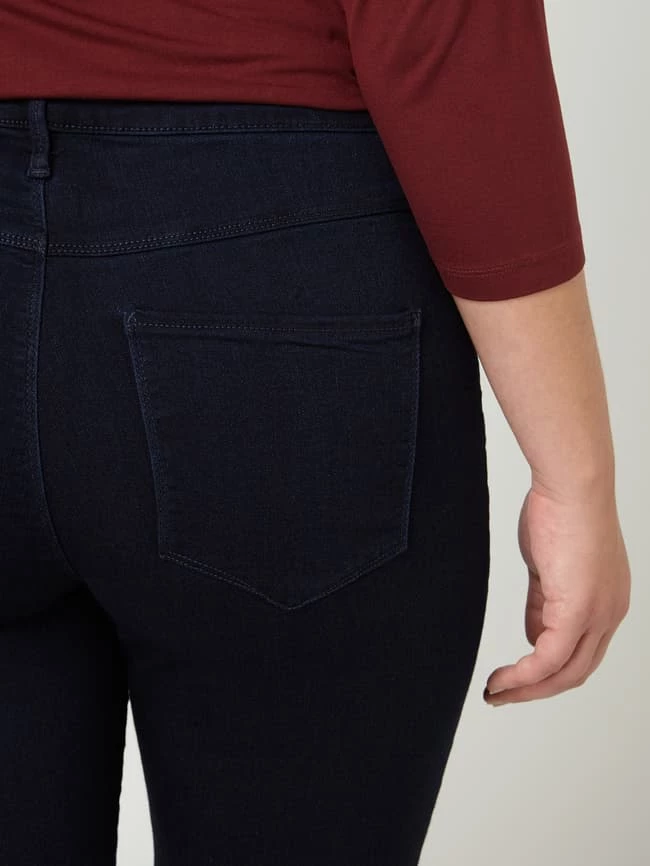 ONLY CARMAKOMA PLUS SIZE Skinny Fit High Waist Jeans Mit Stretch-Anteil - Dunkelblau 5 ONLY CARMAKOMA PLUS SIZE Skinny Fit High Waist Jeans Mit Stretch-Anteil - Dunkelblau – Bild 3