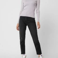 LTB Slim Mom Fit Jeans Mit Stretch-Anteil Modell 'Maggie' - Anthrazit