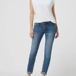 Buena Vista Slim Fit Jeans Mit Stretch-Anteil Modell 'Malibu' - Hellblau