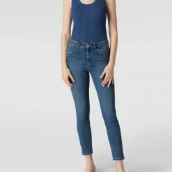 Christian Berg Woman Jeans Mit 5-Pocket-Design - Blau