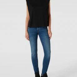 Marc O'Polo Jeans Mit Label-Patch Modell 'Alby' - Blau