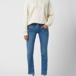 Pepe Jeans Straight Fit Low Rise Jeans Mit Stretch-Anteil Modell 'Venus' - Jeans