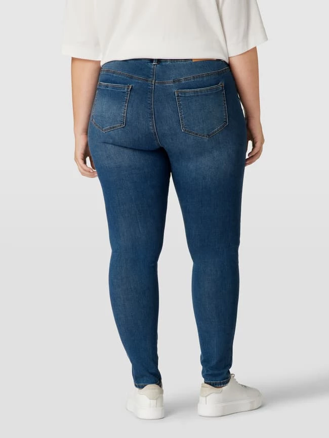 ONLY CARMAKOMA PLUS SIZE Skinny Fit Jean Mit Used-Look - Hellblau 7 ONLY CARMAKOMA PLUS SIZE Skinny Fit Jean Mit Used-Look - Hellblau – Bild 5