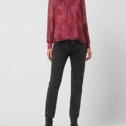 7 For All Mankind Shop 38 American Vintage Slim Fit High Waist Jeans Aus Baumwolle Modell 'Yopday' - Schwarz