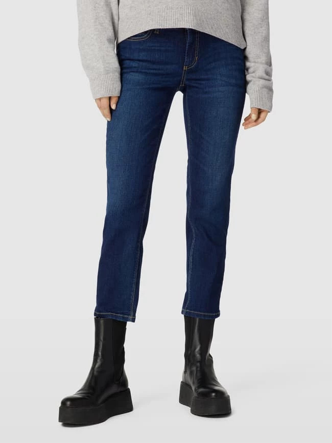 Cambio Slim Fit Jeans Mit Tweed-Detail Modell 'Piper' - Blau 6 Cambio Slim Fit Jeans Mit Tweed-Detail Modell 'Piper' - Blau – Bild 4