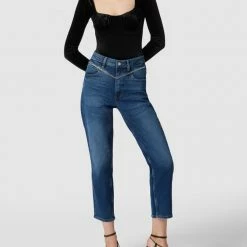 Guess Mom Fit Jeans Mit Ziersteinbesatz - Jeans
