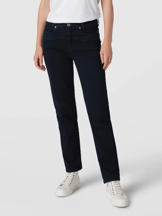 Cambio Jeans In 5-Pocket-Design Modell 'PEARLIE' - Dunkelblau 6 Cambio Jeans In 5-Pocket-Design Modell 'PEARLIE' - Dunkelblau – Bild 4