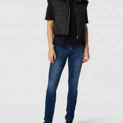 Buena Vista Slim Fit Jeans Im Used-Look Modell 'MALIBU' - Dunkelblau