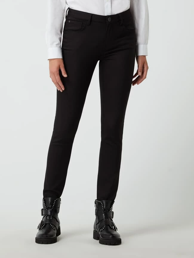 Garcia Super Slim Fit High Waist Jeans Mit Stretch-Anteil Modell 'Celia' - Schwarz 6 Garcia Super Slim Fit High Waist Jeans Mit Stretch-Anteil Modell 'Celia' - Schwarz – Bild 4